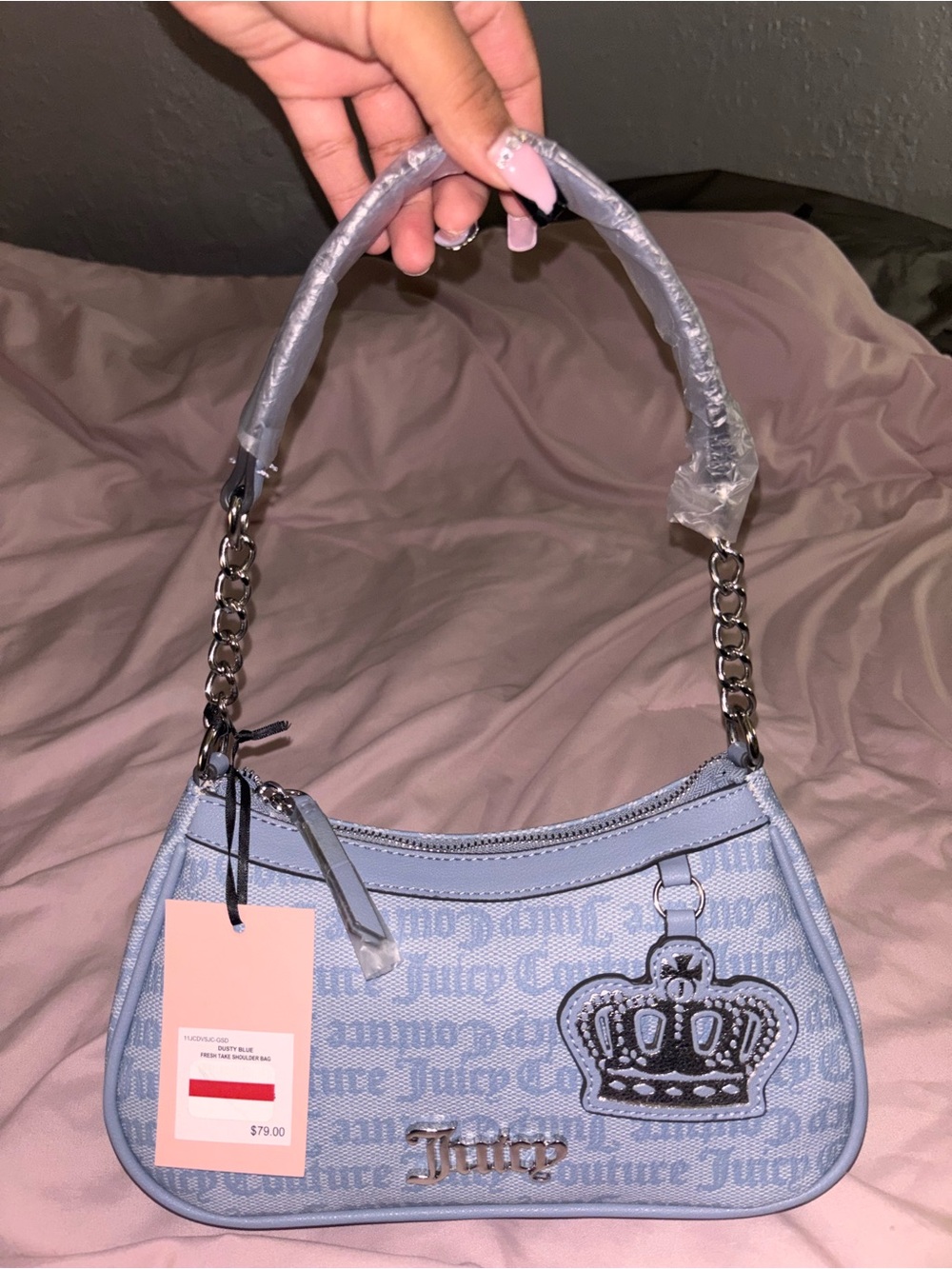 Juicy Couture Blue “Fresh Take” Shoulder Bag